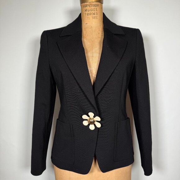 Moschino Flower Button Blazer - Picture 1 of 11